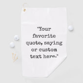 Creëer Uw eigen offerte Golfhanddoek (Insitu)