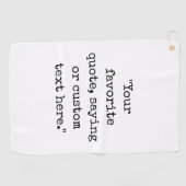 Creëer Uw eigen offerte Golfhanddoek (Horizontaal)