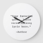 Creëer Uw eigen offerte Grote Klok (Voorkant)