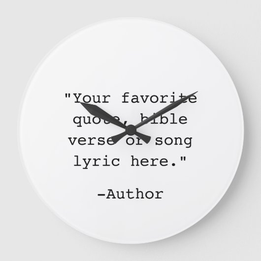 Creëer Uw eigen offerte Grote Klok (Voorkant)