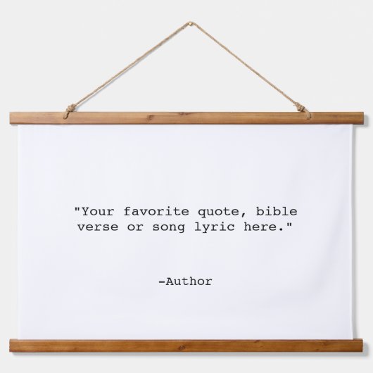 Creëer Uw eigen offerte Hangend Wandkleed (Voorkant)