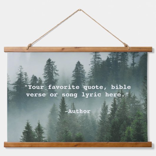 Creëer Uw eigen offerte Hangend Wandkleed (Voorkant)