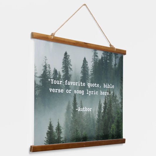 Creëer Uw eigen offerte Hangend Wandkleed (Gebogen)