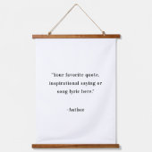 Creëer Uw eigen offerte Hangend Wandkleed (Voorkant)