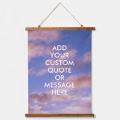 Creëer Uw eigen offerte Hangend Wandkleed (Voorkant)