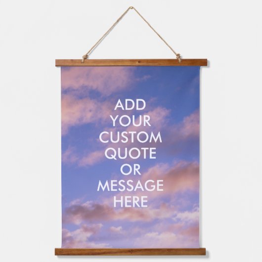 Creëer Uw eigen offerte Hangend Wandkleed (Voorkant)