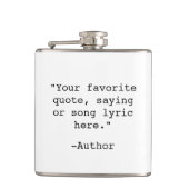 Creëer Uw eigen offerte Heupfles (Voorkant)