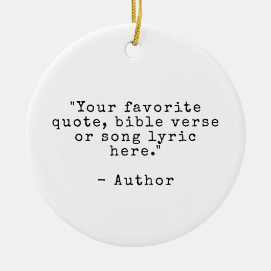 Creëer Uw eigen offerte Keramisch Ornament (Voorkant)