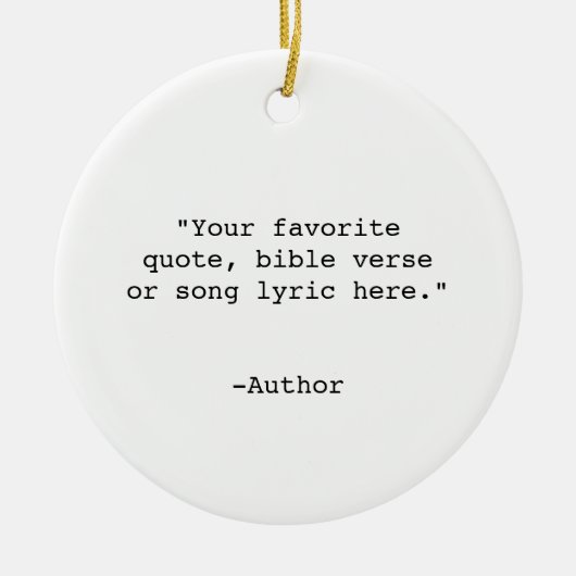 Creëer Uw eigen offerte Keramisch Ornament (Voorkant)