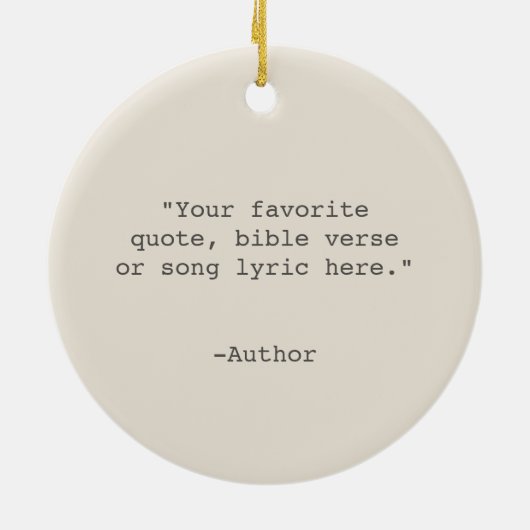 Creëer Uw eigen offerte Keramisch Ornament (Achterkant)