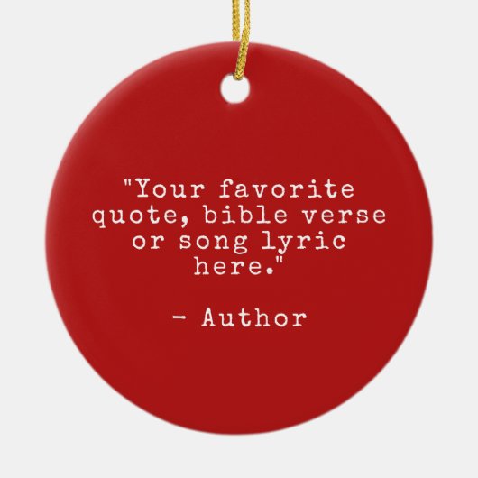 Creëer Uw eigen offerte Keramisch Ornament (Voorkant)