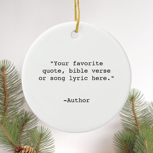 Creëer Uw eigen offerte Keramisch Ornament