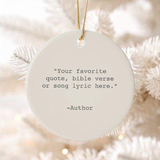 Creëer Uw eigen offerte Keramisch Ornament