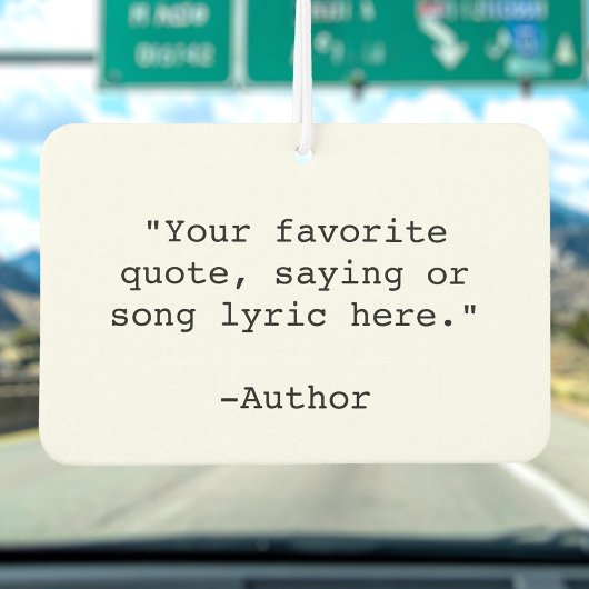 Creëer Uw eigen offerte Luchtverfrisser