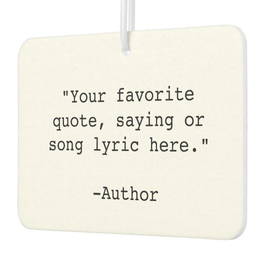 Creëer Uw eigen offerte Luchtverfrisser (Links)