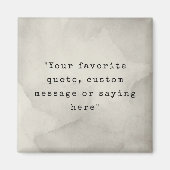 Creëer Uw eigen offerte Magneet (Voorkant)