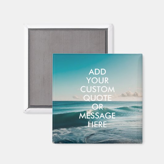 Creëer Uw eigen offerte Magneet (Voorkant / Achterkant)