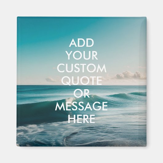 Creëer Uw eigen offerte Magneet (Voorkant)