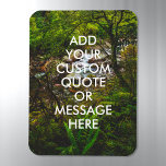 Creëer Uw eigen offerte Magneet<br><div class="desc">Creëer uw eigen citaatmagneet op maat. Personaliseer deze magneet met moderne minimalistische typografie en natuur landschap.</div>
