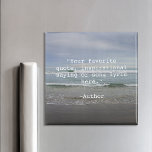 Creëer Uw eigen offerte Magneet<br><div class="desc">Creëer uw eigen aangepast citaatmagneet. Biedt minimalistische typografie van de schrijfmachine.</div>