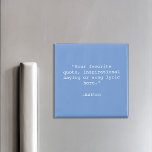 Creëer Uw eigen offerte Magneet<br><div class="desc">Creëer uw eigen aangepast citaatmagneet. Biedt minimalistische typografie van de schrijfmachine.</div>