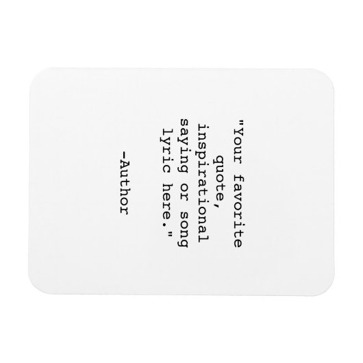 Creëer Uw eigen offerte Magneet (Horizontaal)