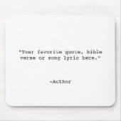 Creëer Uw eigen offerte Muismat (Voorkant)