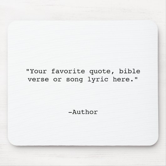 Creëer Uw eigen offerte Muismat (Voorkant)