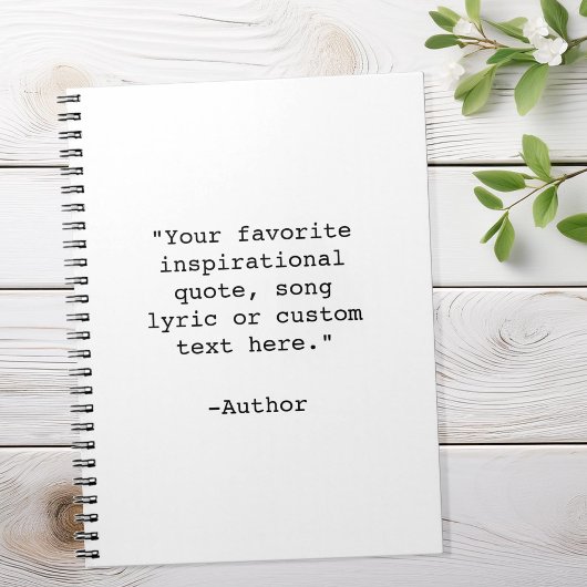 Creëer Uw eigen offerte Notitieboek