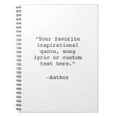 Creëer Uw eigen offerte Notitieboek (Voorkant)