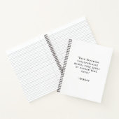 Creëer Uw eigen offerte Notitieboek (Binnen)