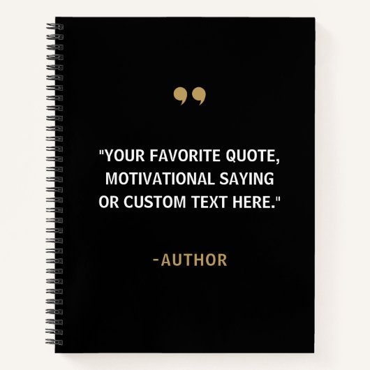 Creëer Uw eigen offerte Notitieboek (Voorkant)