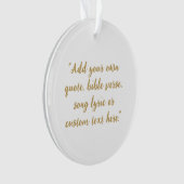 Creëer Uw eigen offerte Ornament (voorkant)