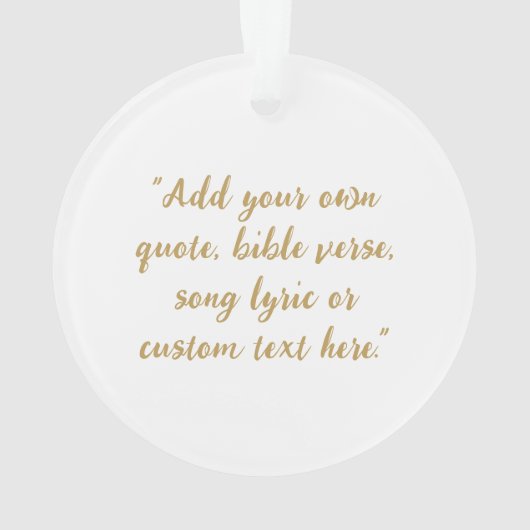 Creëer Uw eigen offerte Ornament (achterkant)