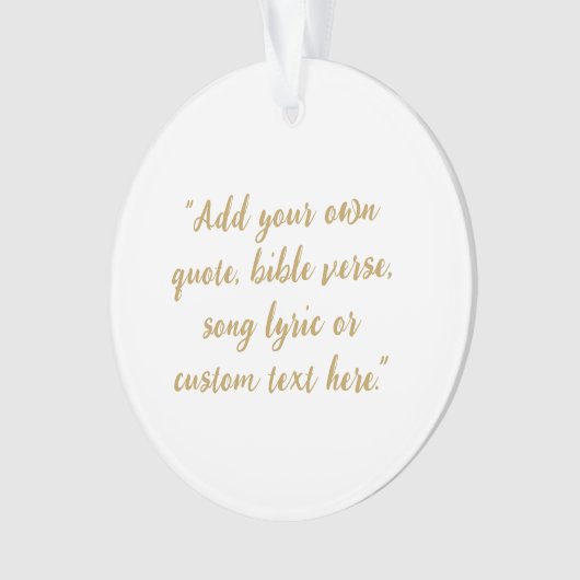 Creëer Uw eigen offerte Ornament (voorkant)