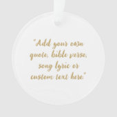 Creëer Uw eigen offerte Ornament (voorkant)