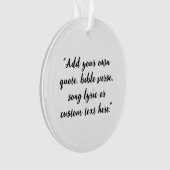 Creëer Uw eigen offerte Ornament (voorkant)