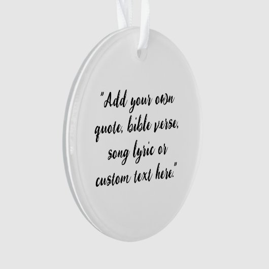 Creëer Uw eigen offerte Ornament (voorkant)