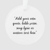 Creëer Uw eigen offerte Ornament (voorkant)