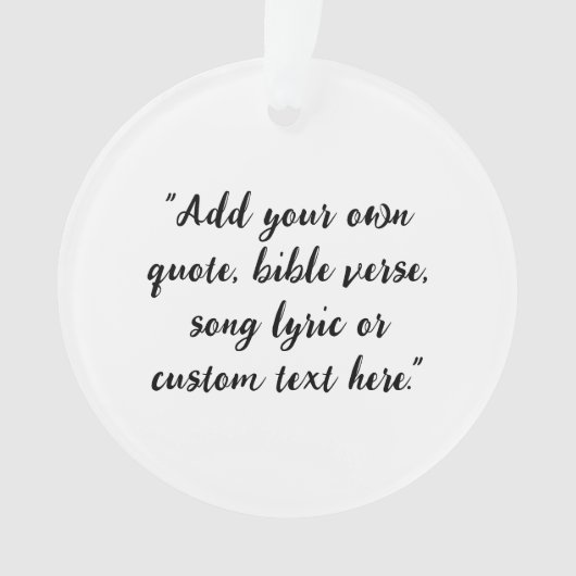 Creëer Uw eigen offerte Ornament (voorkant)