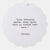 Creëer Uw eigen offerte Ornament Kaart (Achterkant)