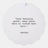 Creëer Uw eigen offerte Ornament Kaart (Voorkant)