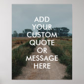 Creëer Uw eigen offerte Poster (Voorkant)