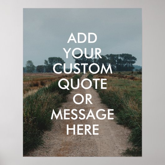 Creëer Uw eigen offerte Poster (Voorkant)