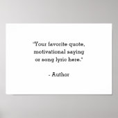 Creëer Uw eigen offerte Poster (Voorkant)