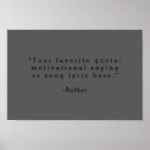 Creëer Uw eigen offerte Poster (Voorkant)