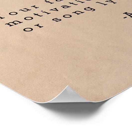 Creëer Uw eigen offerte Poster (Hoek)