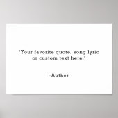 Creëer Uw eigen offerte Poster (Voorkant)