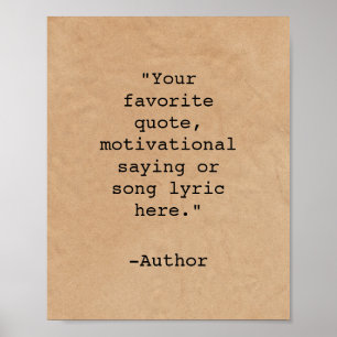 Creëer Uw eigen offerte Poster