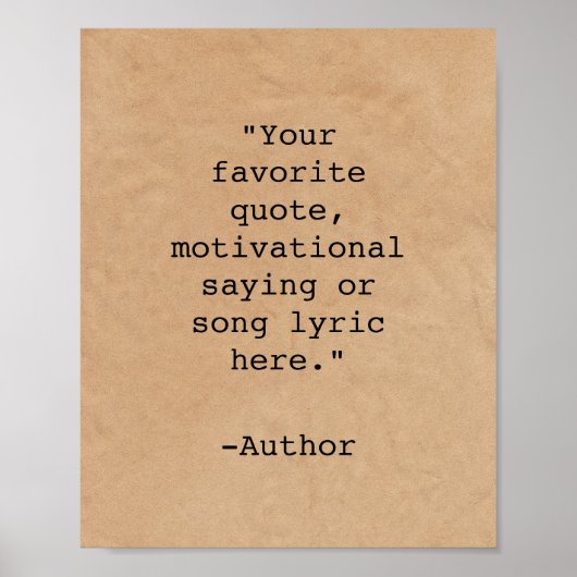 Creëer Uw eigen offerte Poster (Voorkant)